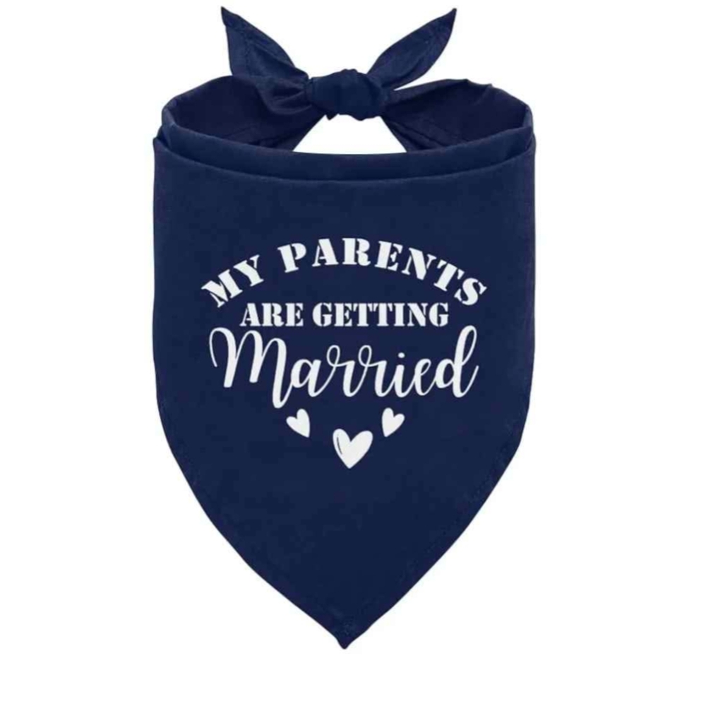 New Navy Blue Bandana For Dogs
